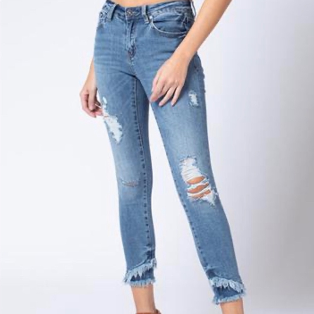 KanCan Ankle Skinny Jeans - Picture 3 of 5